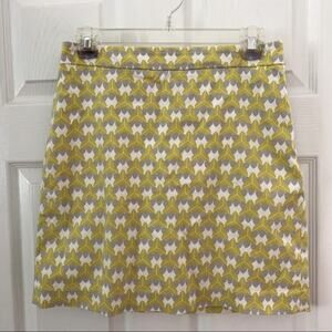Banana Republic Milly Collection Sunny Geometric Pattern A-Line skirt 2P